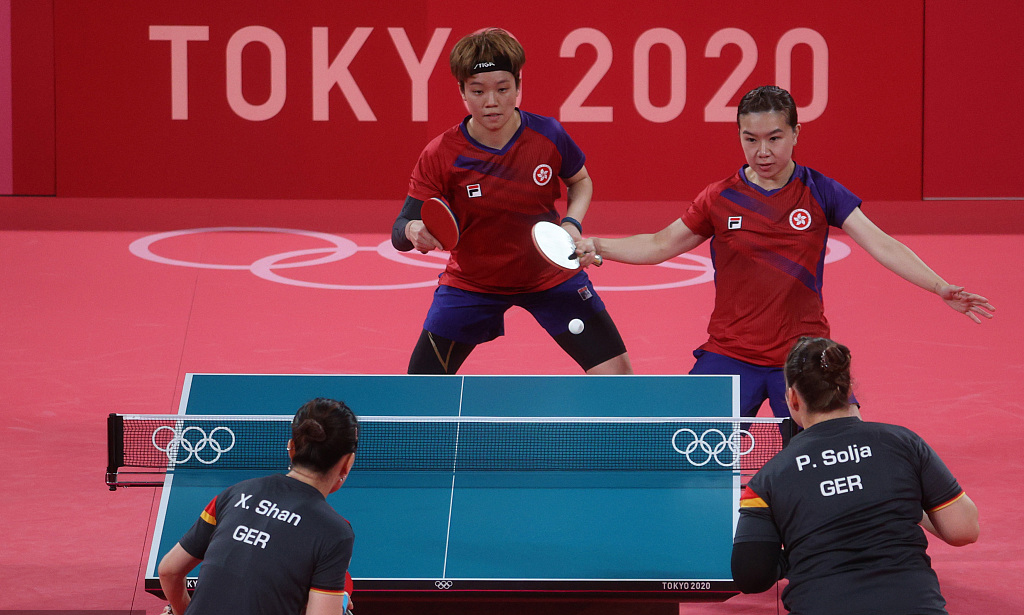 【乒乓球】中国香港女团首度摘得铜牌