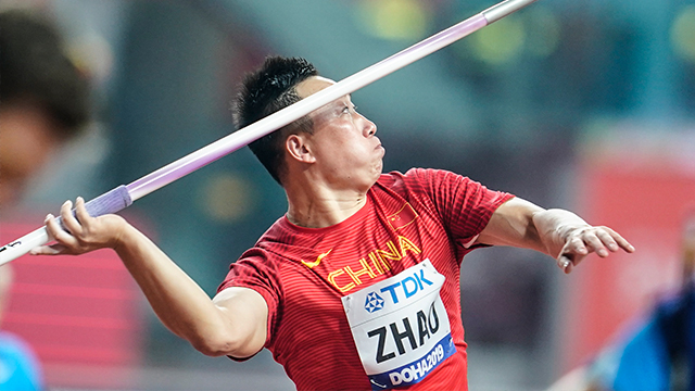 【中国田径经典时刻】"亚洲枪王"赵庆刚89米15夺亚运会冠军_中国体育