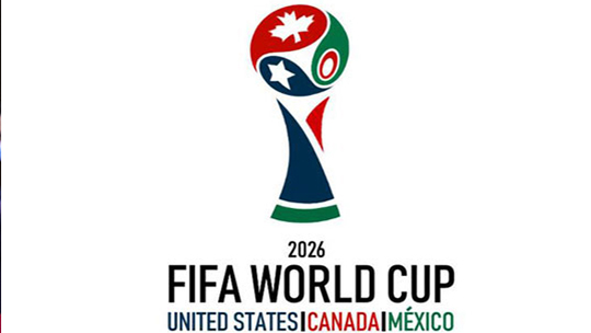 外媒曝光2026世界杯标志：美加墨三国颜色拼色大力神杯