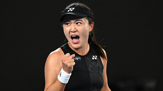 朱琳2-1击败6号种子萨卡里 生涯首次晋级澳网16强